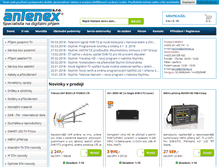Tablet Screenshot of antenex.cz